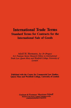 International Trade Terms International Trade Terms
