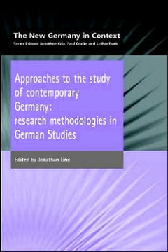 Approaches to the Study of Contemporary Germany