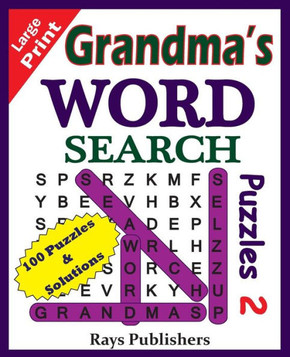 Grandma's Word Search Puzzles 2 - Large Print