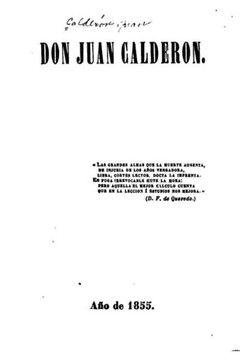 Don Juan Calder?n (1855) Don Juan Calder?n (1855)