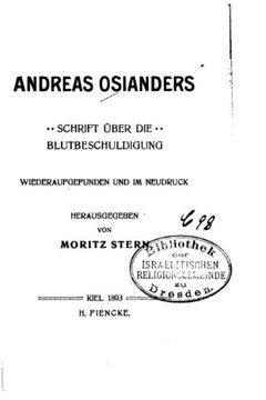 Schrift ?ber die Blutbeschuldigung