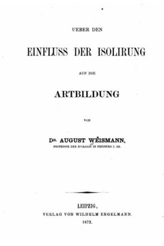 Ueber den Einfluss der Isolirung auf die Artbildung