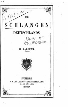 Die Schlangen Deutschlands Die Schlangen Deutschlands
