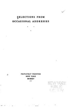 Selections from Occasional Addresses