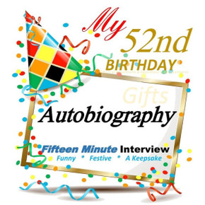 52nd Birthday: 52nd Birthday Gifts in all Departments, Autobiography, 52nd Birthday Decorations in All Departments