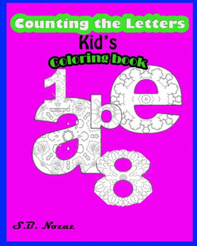 Counting the Letter: Kid's Coloring Book