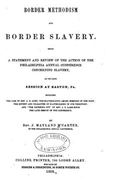 Border Methodism and Border Slavery