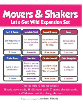 Movers & Shakers: Let'S Get Wild Expansion Pack (Movers & Shakers Brain Breaks Card Game)