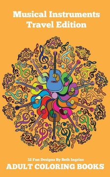 Adult Coloring Books: Musical Instruments
