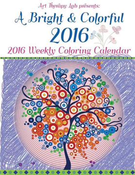A Bright and Colorful 2016 Coloring Calendar