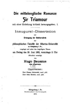 Die mittelenglische Romanze Sir Triamour