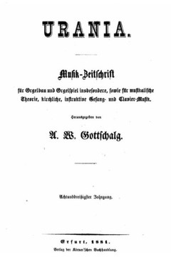 Urania, Musik-Zeitschrift f?r Orgelbau, Orgel- und Harmoniumspiel