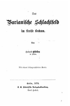 Das varianische schlachtfeld im kreise beckum
