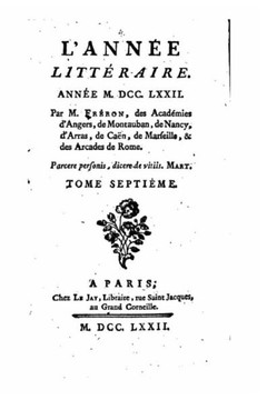 L'Ann?e litt?raire - Tome VII