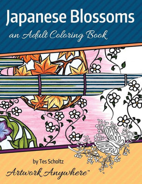 Japanese Blossoms: an Adult Coloring Book