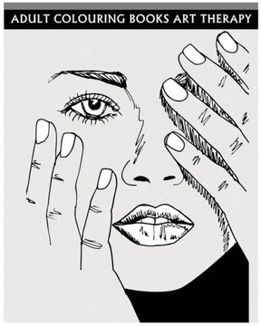 Adult Colouring Books Art Therapy: Anti-Stress Art Therapy For Busy People (Sketch Coloring Book)