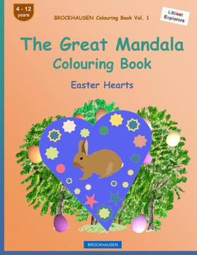 BROCKHAUSEN Colouring Book Vol. 1 - The Great Mandala Colouring Book: Easter Hearts