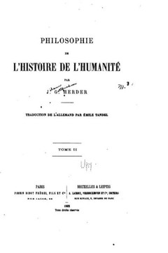Philosophie de l'histoire de l'humanit?