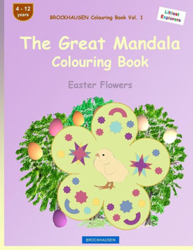 BROCKHAUSEN Colouring Book Vol. 1 - The Great Mandala Colouring Book: Easter Flower