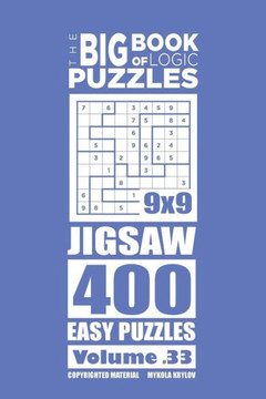 The Big Book Of Logic Puzzles - Jigsaw 400 Easy (Volume 33)