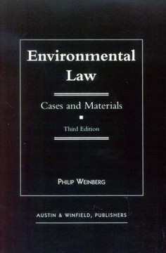 Environmental Law: Cases and Materials