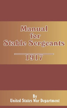Manual for Stable Sergeants