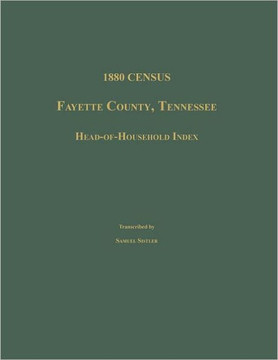 1880 Census, Fayette County, Tennessee. Head-Of-Household Index 1880 Census, Fayette County, Tennessee. Head-Of-Household Index