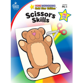 Scissors Skills, Grades Pk - 1: Gold Star Edition Volume 17