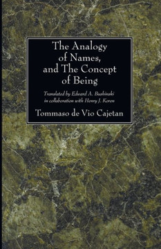 The Analogy of Names and the Concept of Being