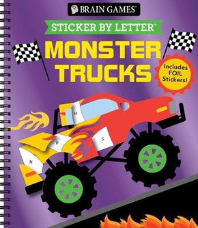 Brain Games - Sticker by Letter: Monster Trucks