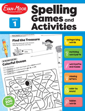 Spelling Games and Activities, Grade 1 Teacher Resource Spelling Games and Activities, Grade 1 Teacher Resource
