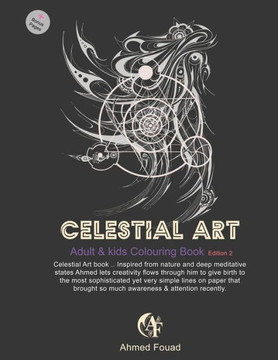 Celestial Art: Adult & kids colouring book