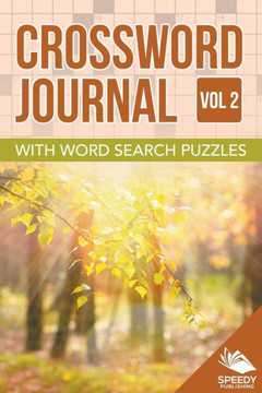 Crossword Journal Vol 2 with Word Search Puzzles