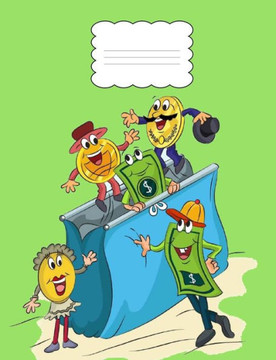 Wacky Wallet Drawing Book: The adventures of Bill & Penny in the world of Money drawing book