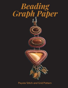 Beading Graph Paper - Peyote Stitch and Grid Pattern: 8.5 x 11"" Graph Paper for Beading Patterns / Beading Grid Paper / Seed Beading Graph Paper / Del