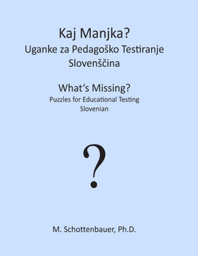 What's Missing? Puzzles for Educational Testing: Slovenian