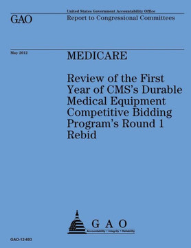Medicare: Review of the First Year of CMS's Durable Medical Equipment Competitive Bidding Program's Round 1 Rebid