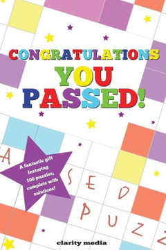Congratulations You Passed puzzle book