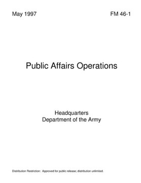 Public Affairs Operations Public Affairs Operations