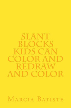 Slant Blocks Kids can Color and Redraw and Color