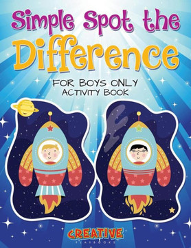Simple Spot The Difference For Boys Only Activity Book