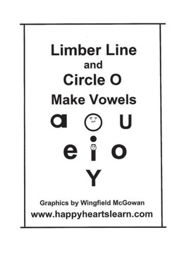 Limber Line and Circle O Make Vowels - Large Print