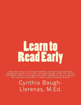 Learn To Read Early (Early Readers)