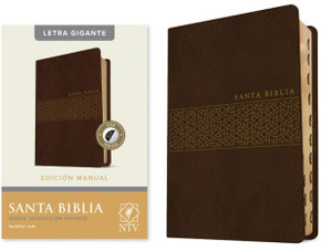 Santa Biblia Ntv, Edician Manual, Letra Gigante (Sentipiel, Caf?? andice, Letra Roja) - Large Print
