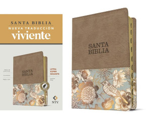 Santa Biblia Ntv, Letra SEpier Gigante (Sentipiel, Beige, andice, Letra Roja) - Large Print