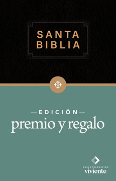 Biblia Premio Y Regalo Ntv, Edician Economica (Vinipiel, Negro, Letra Roja)
