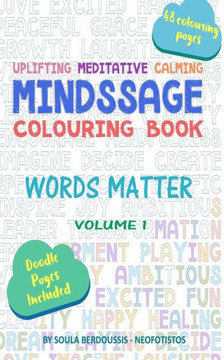 Mindssage Colouring Book Travel Size: Words Matter (Mindssage Colouring Books)