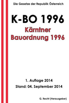 Kerntner Bauordnung 1996 - K-BO 1996