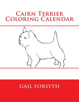 Cairn Terrier Coloring Calendar