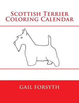 Scottish Terrier Coloring Calendar